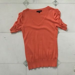Banana republic petite xs bright orange short top